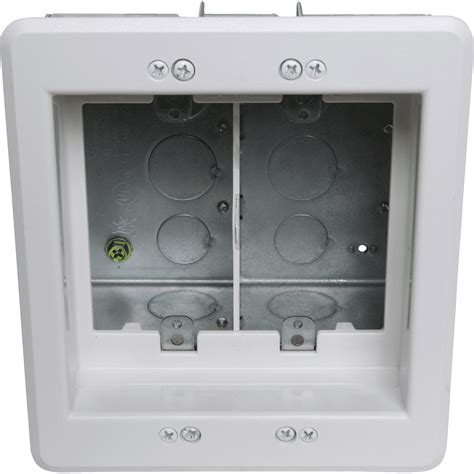 arlington recessed steel tv box|recessed outlet box for tv.